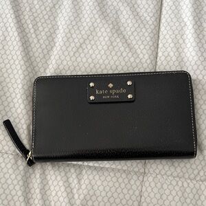 Kate Spade Black Leather Wallet
